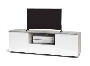 Mezo MZ160 Тумба під телевізор вудкон/білий глянець MDF