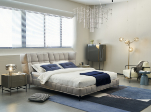 Кровать Cosmopolitan 180*200 ткань велюр