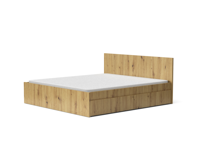 Alva AV2 Кровать 180 Дуб артизан