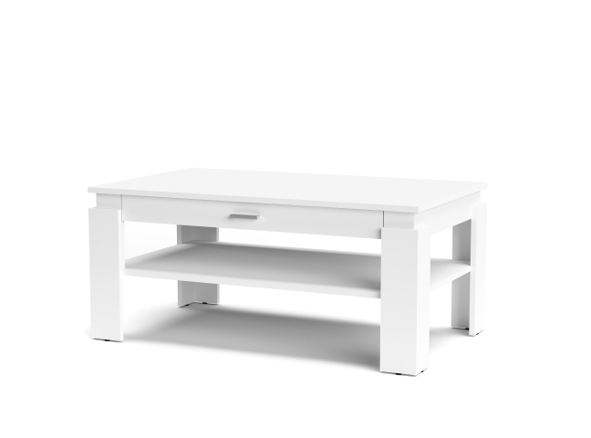 Coffe Coft CC04 Журнальный стол белый платиновый