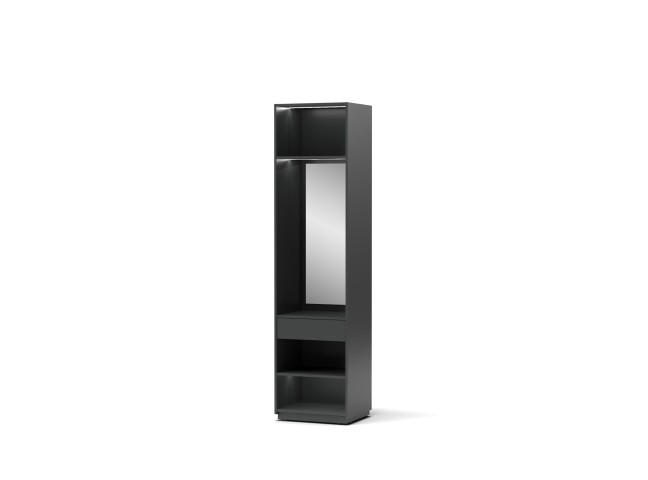 Шкаф SM XEXA RO открытая Антрацит LED