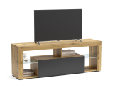 Hugo HG140 Тумба під телевізор, дуб вотан/антрацит MDF