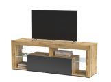 Hugo HG140 Тумба під телевізор, дуб вотан/антрацит MDF