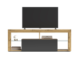 Hugo HG140 Тумба під телевізор, дуб вотан/антрацит MDF