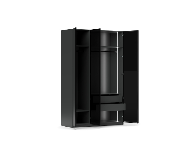 Шкаф SM RIMINI 3D Антрацит