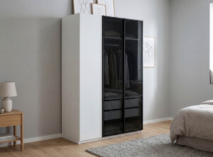 Шкаф SM RIMINI 3D Белый снег