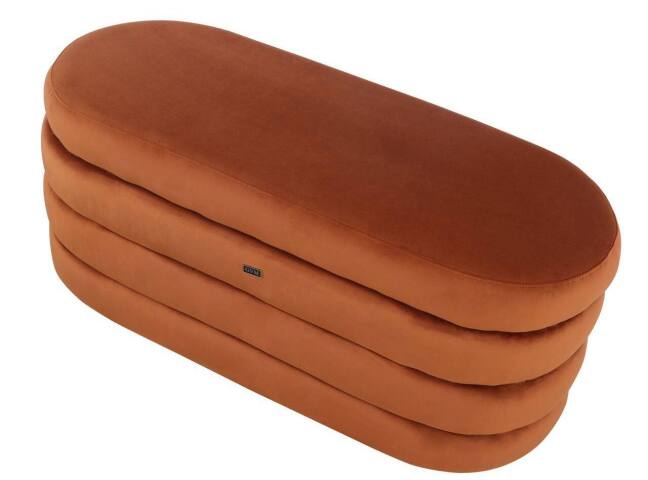 Пуф OSLO 2 Помаранчевий велюр Future 60 