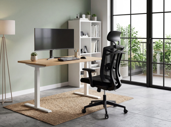 Офисное кресло QZY-N2208 чёрное