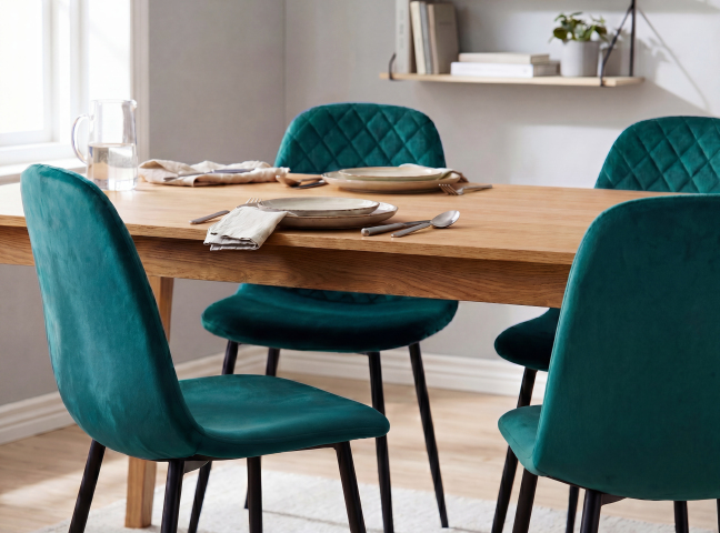 Стілець FOX зелений велюр
