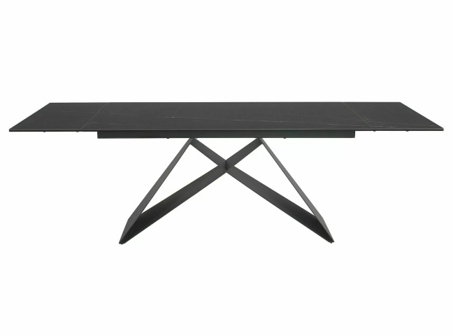 Раскладной обеденный стол Westin Signal (160–240)×90 сахара черный/матовый черный
