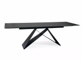Раскладной обеденный стол Westin Signal (160–240)×90 сахара черный/матовый черный