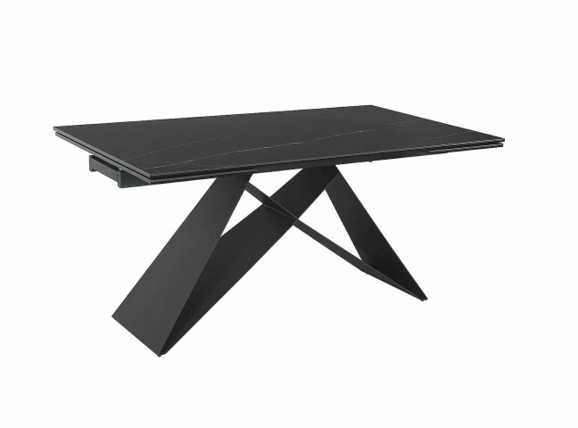 Раскладной обеденный стол Westin Signal (160–240)×90 сахара черный/матовый черный